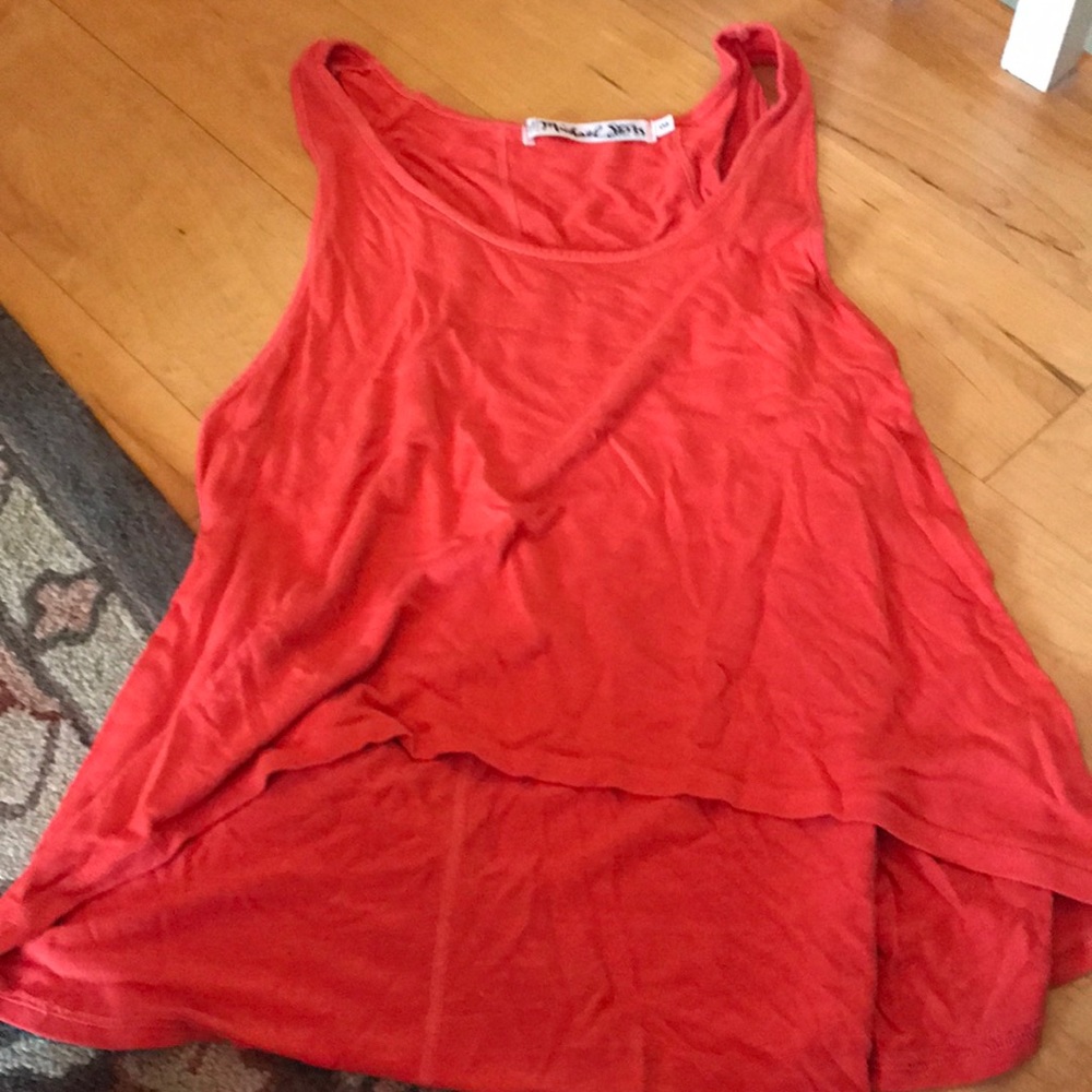 Pinkish/red Michael stand shirt